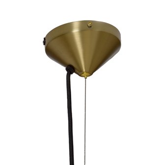 Duży efektowny żyrandol modern classic mosiądz szklane klosze podsufitka